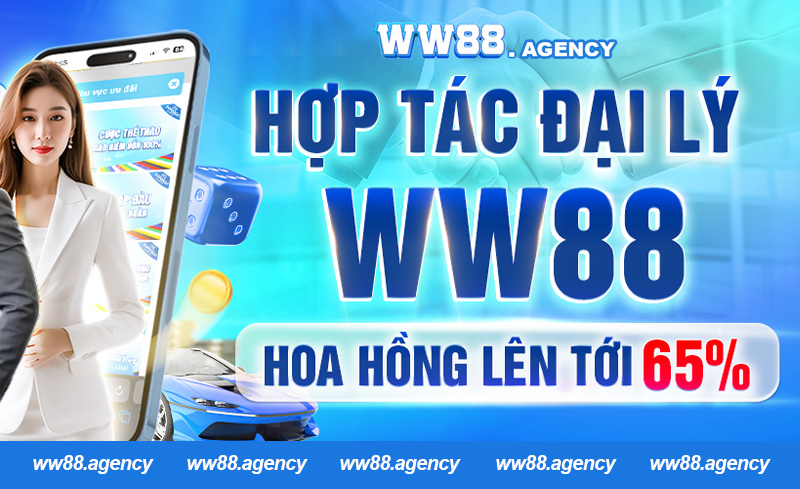 Hoa hồng đại lý WW88 lên đến 65%